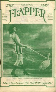 Marie as The Flapper Magazine's first cover girl